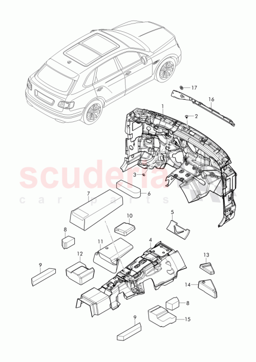 Part Diagram for Bentley 36A 863 501