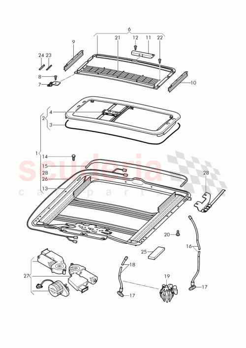 Part Diagram for Bentley 4W0 857 363
