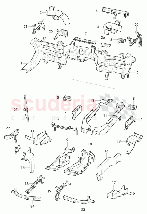Part Diagram for Bentley 4W0 927 368 B