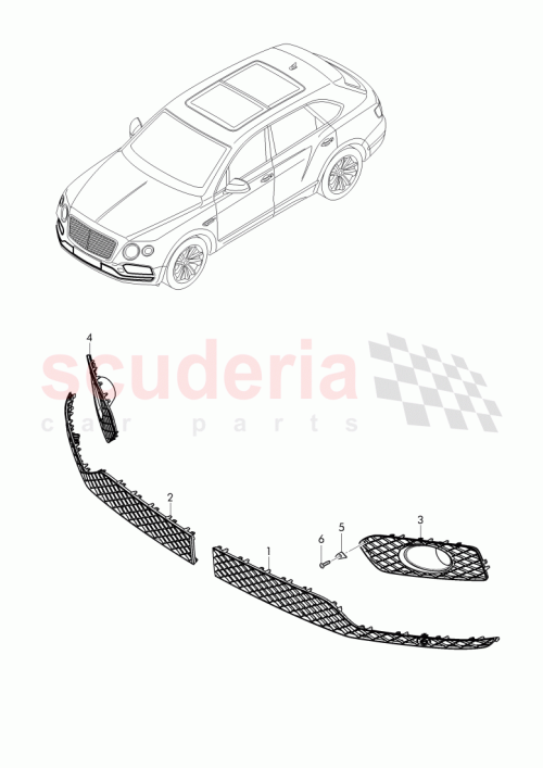 Part Diagram for Bentley 36A 807 345 H