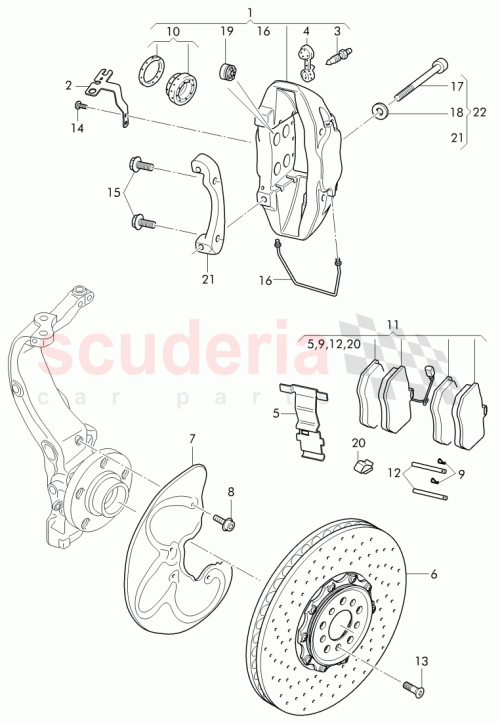 Part Diagram for Bentley 3W0 698 151 AB