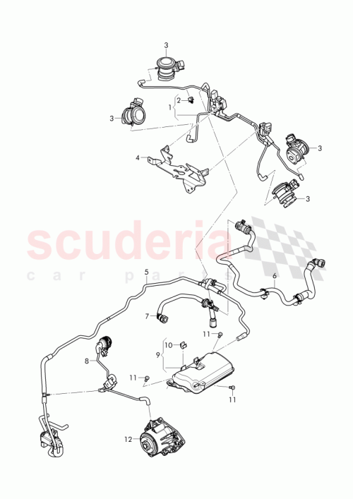 Part Diagram for Bentley 07P 943 809