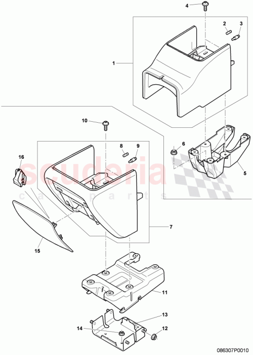Part Diagram for Bentley 3W7863361