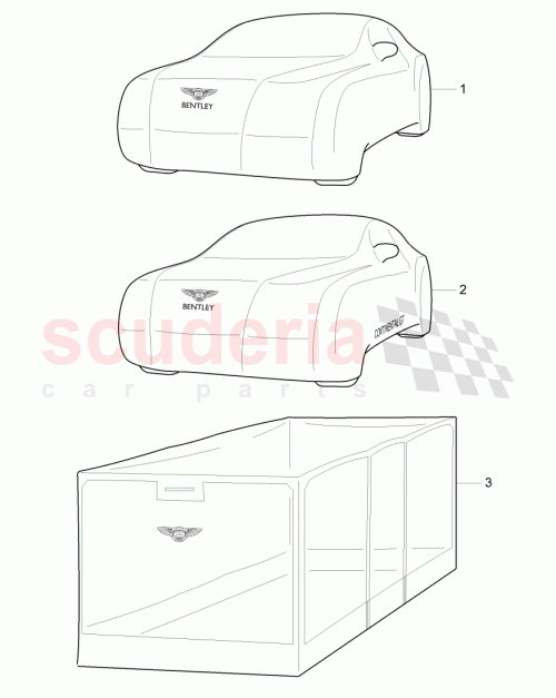 Part Diagram for Bentley 3W8 861 985 AD