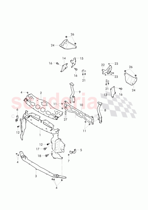 Part Diagram for Bentley 3W0 199 417