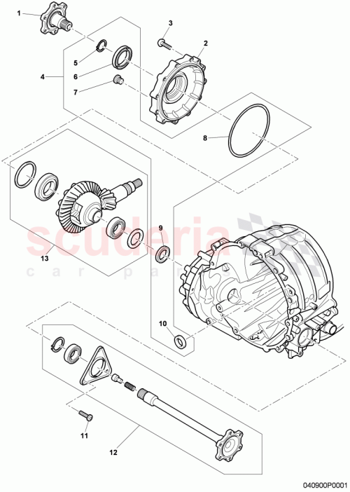 Part Diagram for Bentley 3W0409356