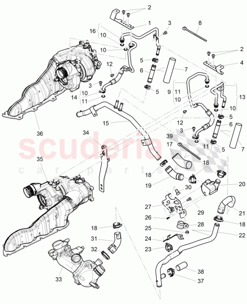 Part Diagram for Bentley 078 133 335 A