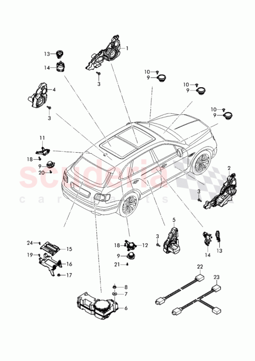Part Diagram for Bentley 3SA 035 223