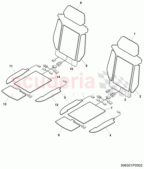 Part Diagram for Bentley 3W5963557M
