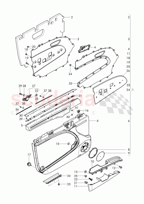 Part Diagram for Bentley 3Y5 867 072 B