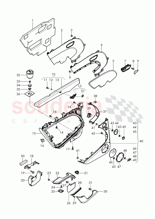 Part Diagram for Bentley 3Y5 853 982