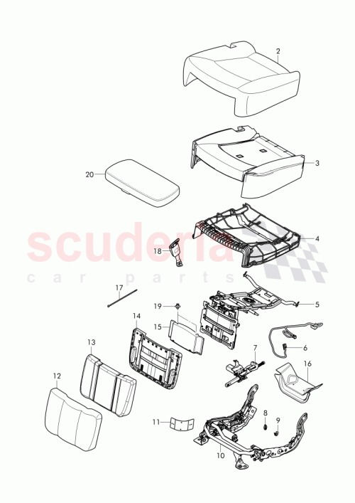Part Diagram for Bentley 3Y5 885 883 AB
