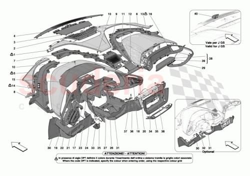 Part Diagram for Ferrari 55073852