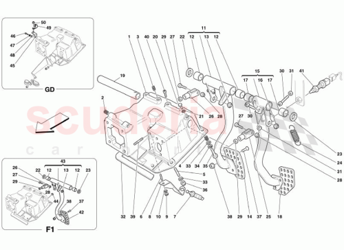 Part Diagram for Ferrari 164393