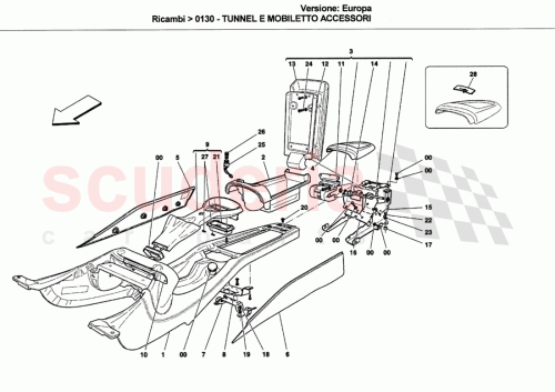 Part Diagram for Ferrari 820670