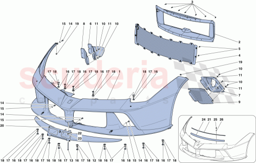 Part Diagram for Ferrari 85518200