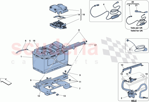 Part Diagram for Ferrari 85225200