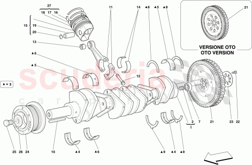 Part Diagram for Ferrari 229101