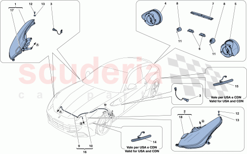 Part Diagram for Ferrari 86557300