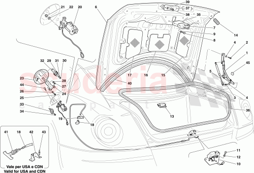 Part Diagram for Ferrari 67625200