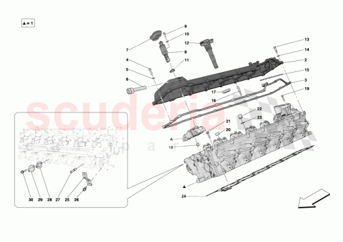 Part Diagram for Ferrari 014304221