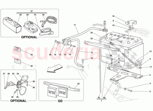 Part Diagram for Ferrari 177792