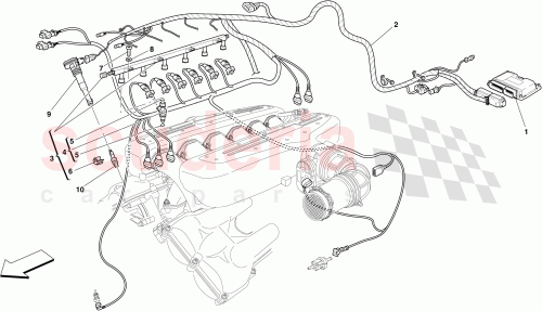 Part Diagram for Ferrari 258023