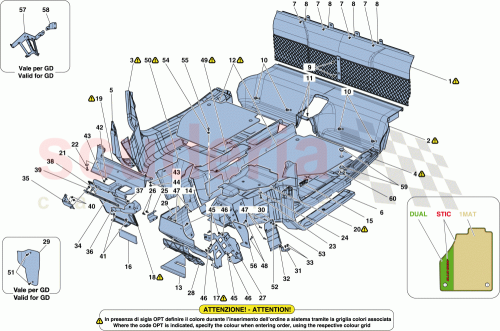 Part Diagram for Ferrari 86154600