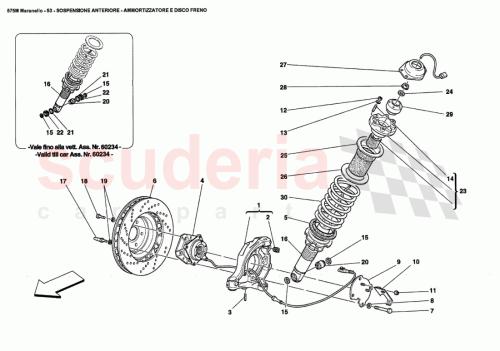 Part Diagram for Ferrari 145478
