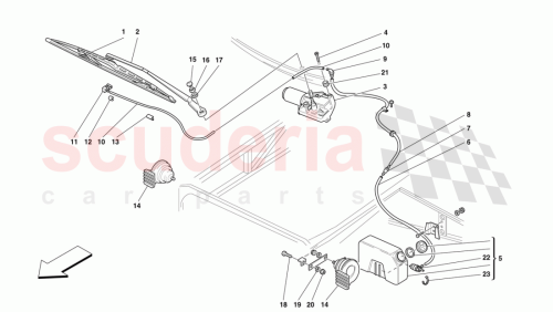 Part Diagram for Ferrari 64608200