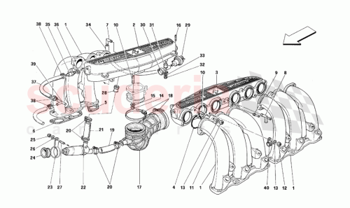 Part Diagram for Ferrari 144560