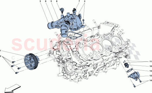 Part Diagram for Ferrari 262913