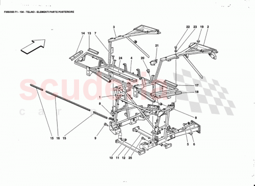 Part Diagram for Ferrari 64973300