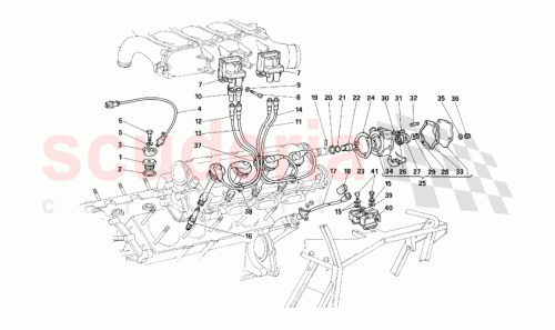 Part Diagram for Ferrari 138737/A