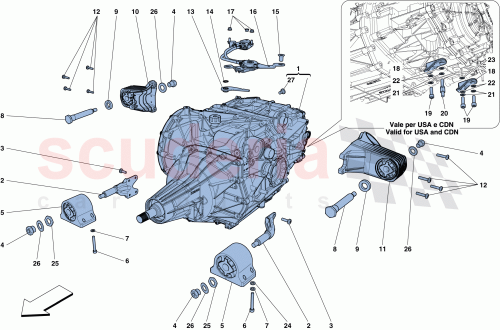 Part Diagram for Ferrari 260051