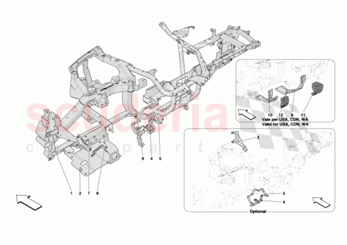 Part Diagram for Ferrari 825503