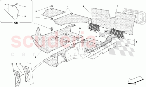 Part Diagram for Ferrari 66233200