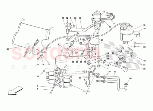 Part Diagram for Ferrari 192344