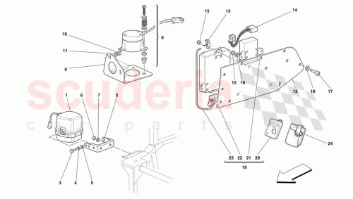 Part Diagram for Ferrari 170050