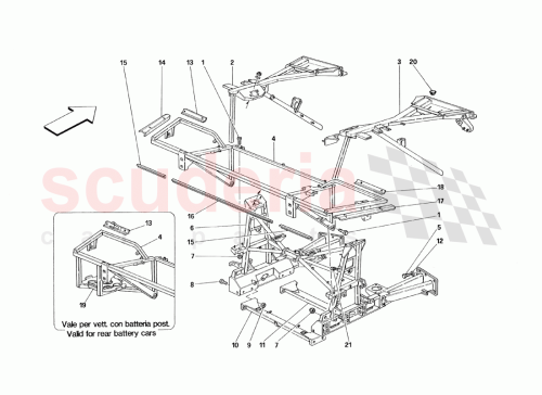 Part Diagram for Ferrari 62054800