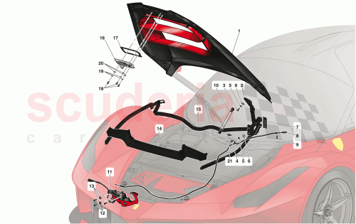 Part Diagram for Ferrari 86223900