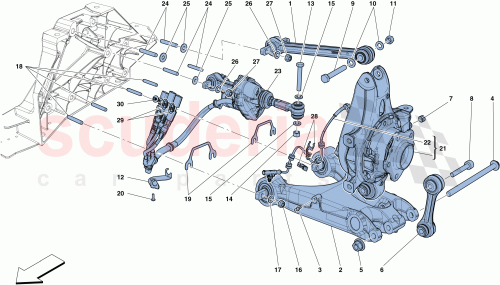 Part Diagram for Ferrari 314125