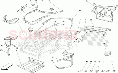Part Diagram for Ferrari 212400