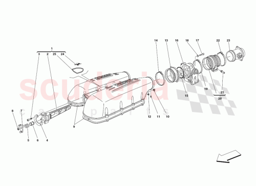 Part Diagram for Ferrari 900284
