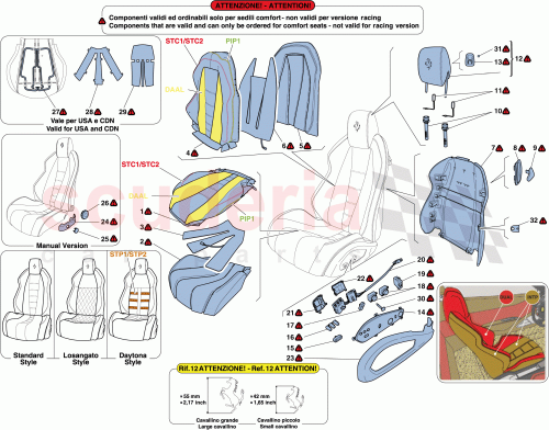Part Diagram for Ferrari 83477900