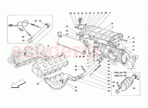 Part Diagram for Ferrari 141874
