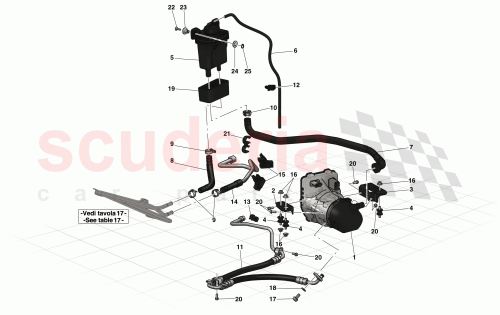 Part Diagram for Ferrari 303091