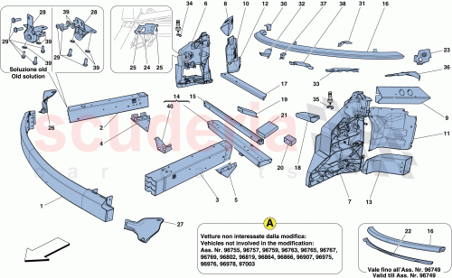 Part Diagram for Ferrari 256253