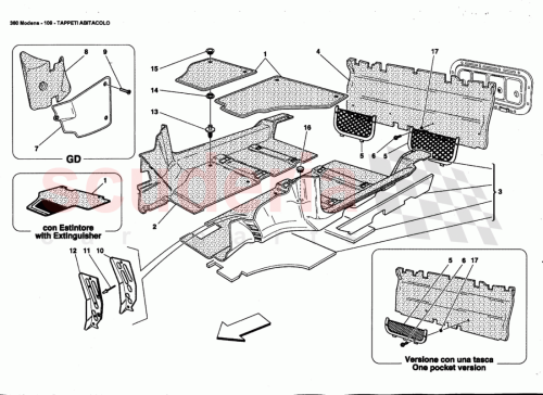 Part Diagram for Ferrari 662906