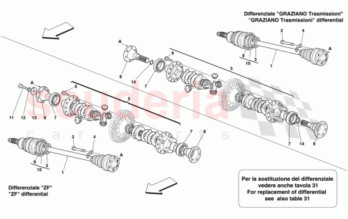 Part Diagram for Ferrari 162920